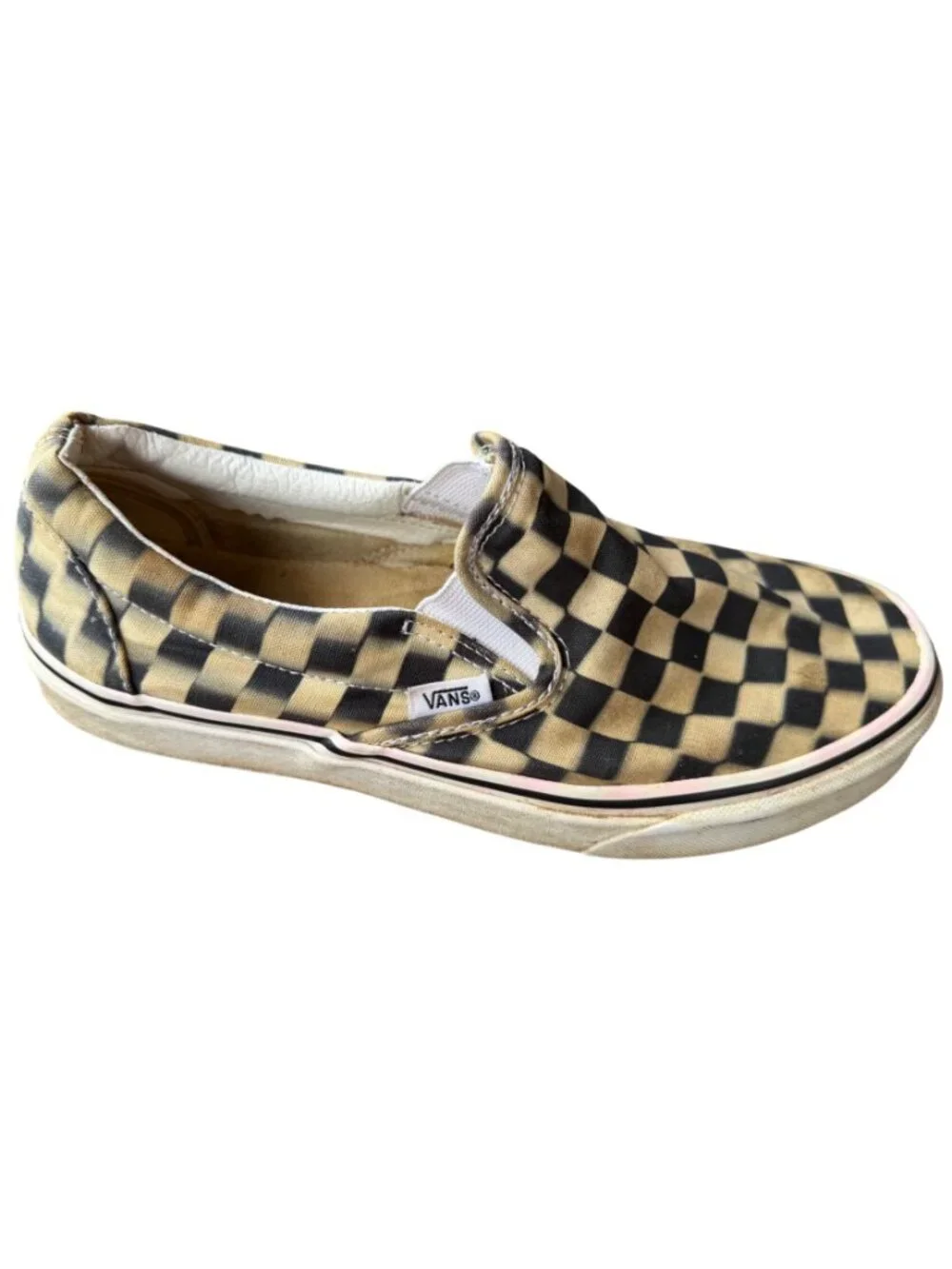 Vans Classic Slip-on Checker Casual Sneakers Adult Size Women's 9/Men's 7.5